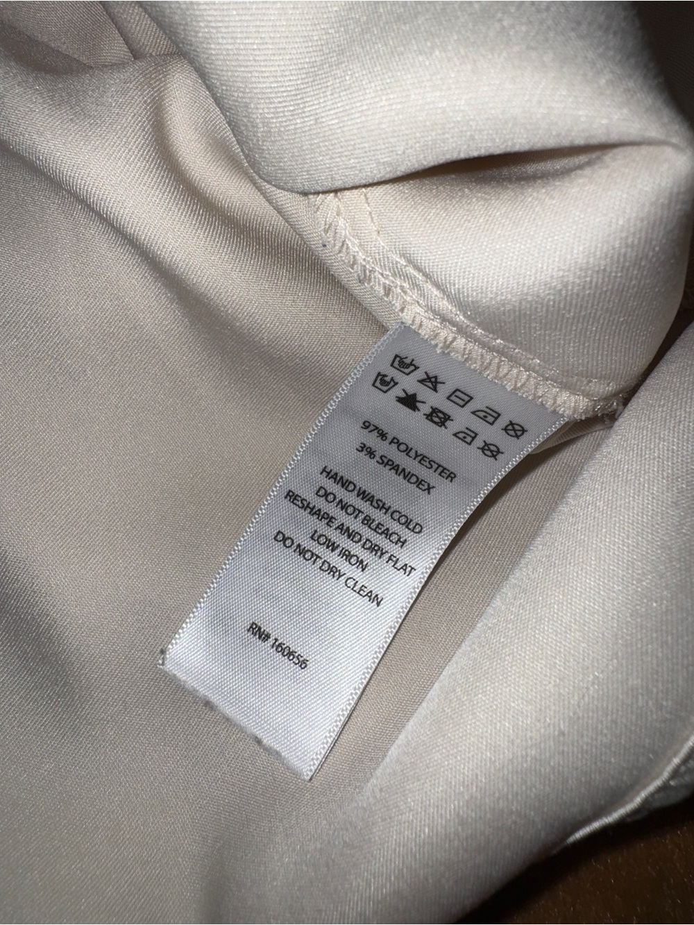 Rachel Zoe Ivory Satin Tie-Front Short Sleeve Blouse, XL - Picture 10 of 10